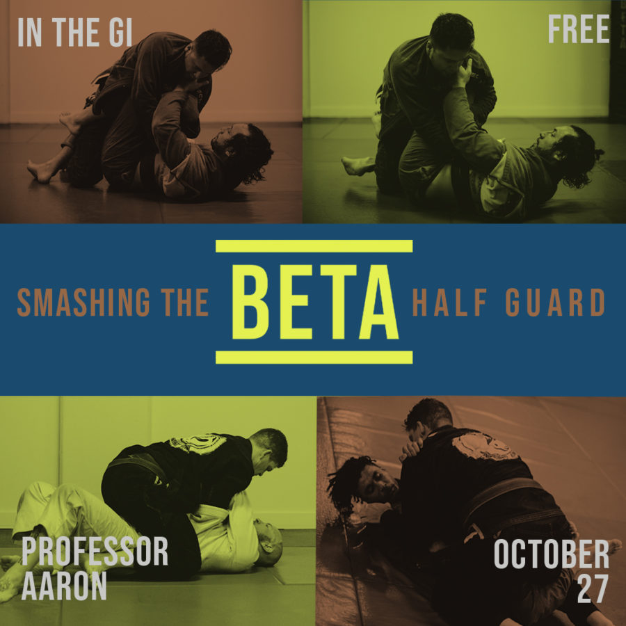 Free Smashing the Half Guard Workshop this Weekend!